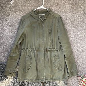 Cinched-Waist Utility Jacket